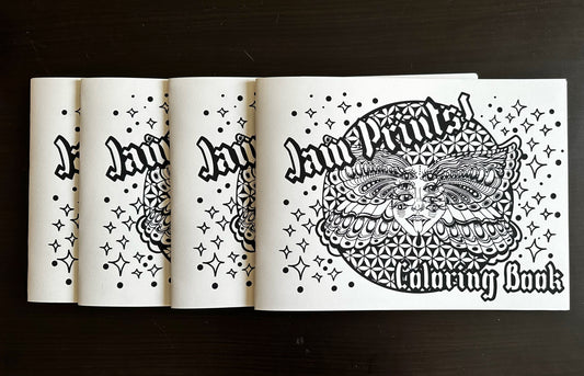 Jam Prints Screen Printed Coloring Book