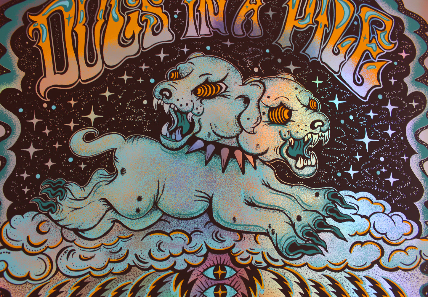 Dogs in a Pile Winter Tour 2025 (Rainbow Foil)