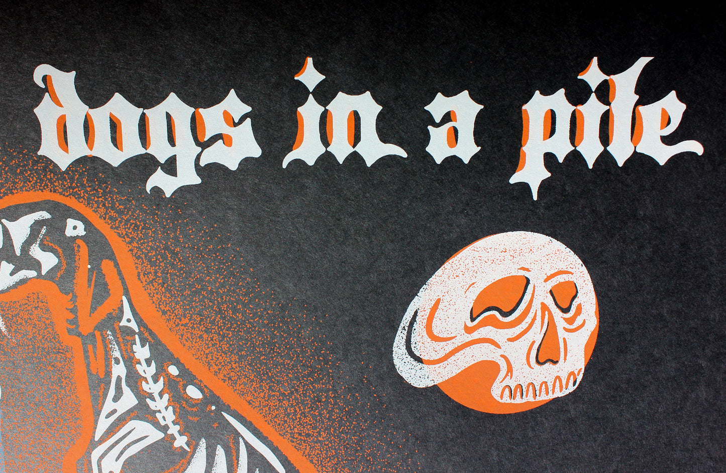 Dogs in a Pile Halloween 2025