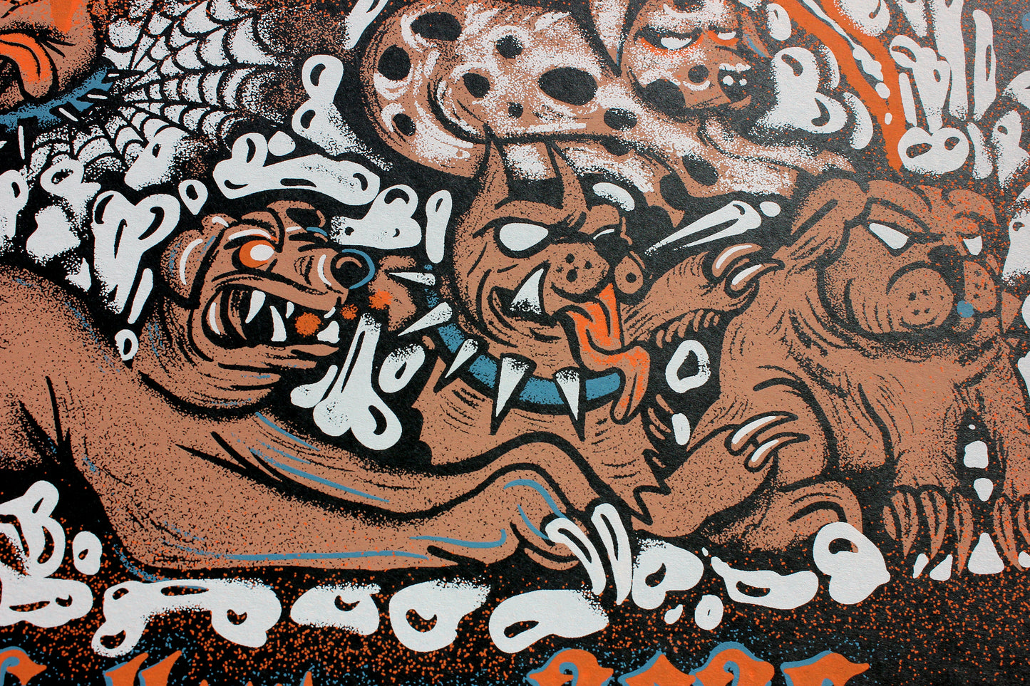 Dogs in a Pile Halloween 2025